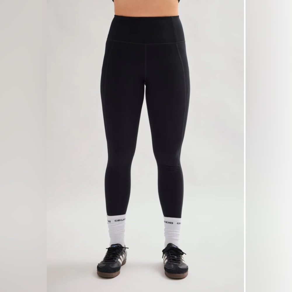 Girlfriend Collective Black Compressive High-Waisted Leggings